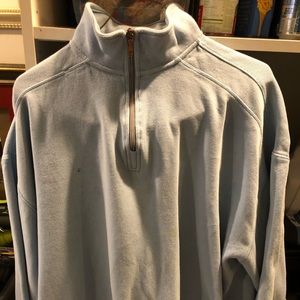 TOMMY BAHAMMA LIGHT BLUE XIP UP SWEATSHIRT XL